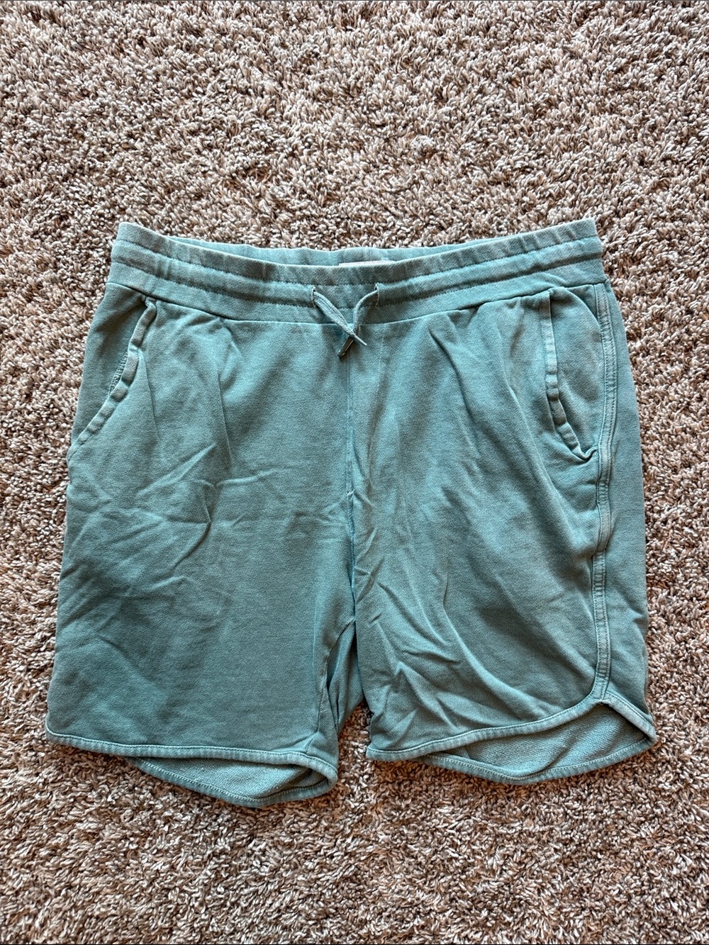 Old Navy Light Teal Athletic Drawstring Shorts